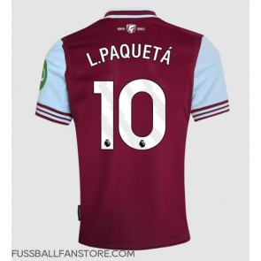 West Ham United Lucas Paqueta #10 Replik Heimtrikot 2024-25 Kurzarm